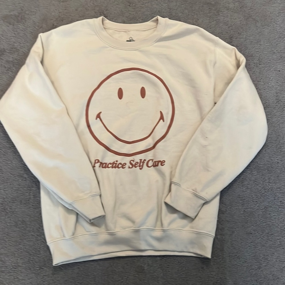 pacsun self care crew neck sweater